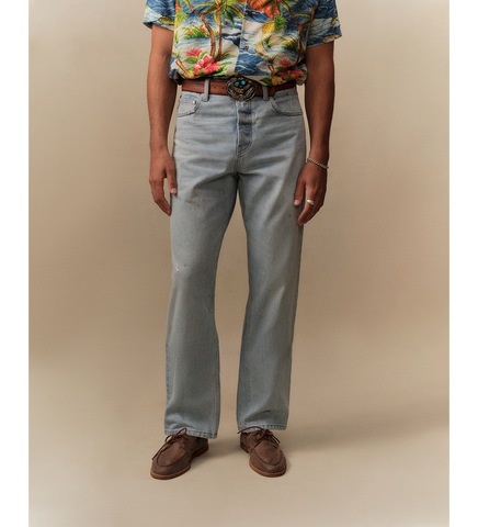 RELAXED 5 POCKET JEANS LIGHT WASH