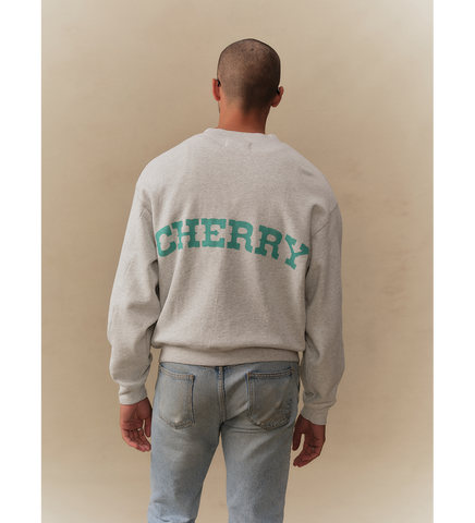 GECKO ZIP UP CREW HEATHER GREY