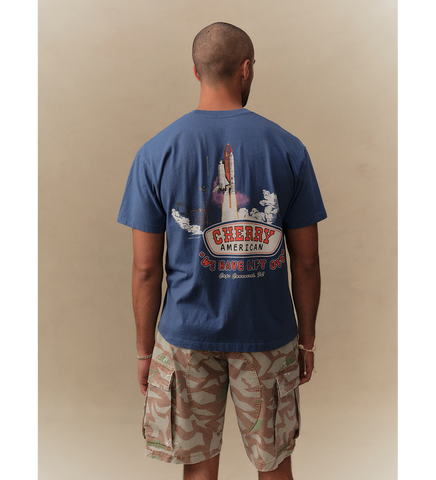 CAPE CANAVERAL CLASSIC POCKET T-SHIRT NAVY