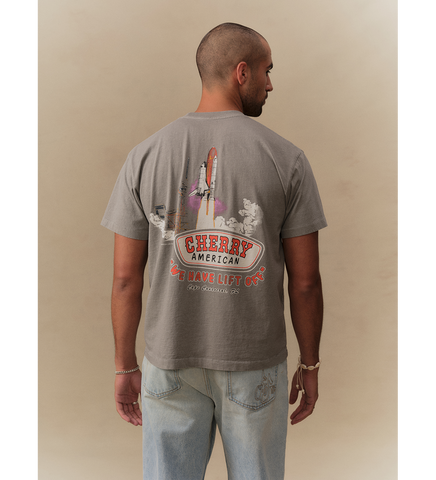 CAPE CANAVERAL CLASSIC POCKET T-SHIRT SMOKE