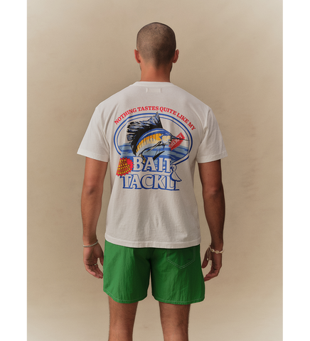 MARLIN BOXY POCKET TEE WHITE