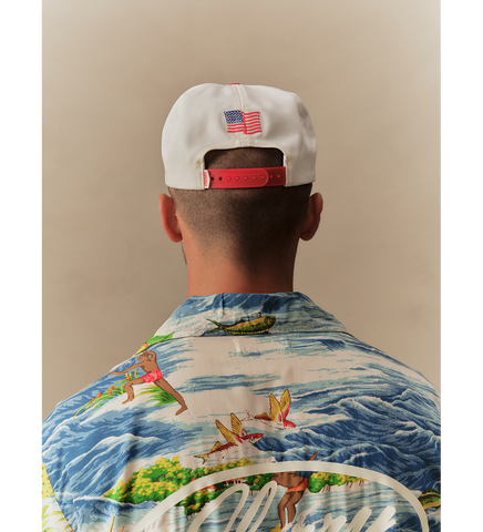 RANCHWEAR 5 PANEL HAT RED