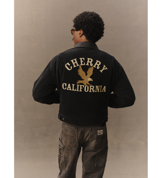 CORDUROY WORK JACKET VINTAGE BLACK