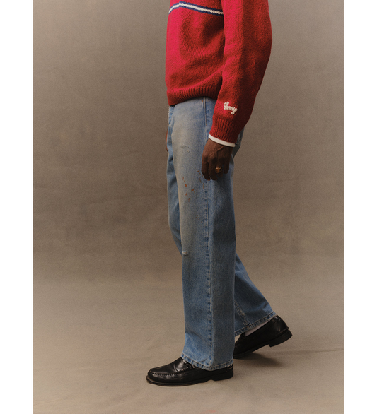 WIDE LEG 5 POCKETS JEANS BOZEMAN WASH