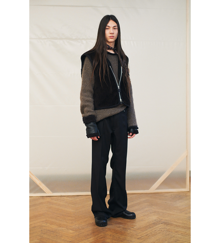 TOP VEST PROFOUND BROWN MAMMOTH CORD