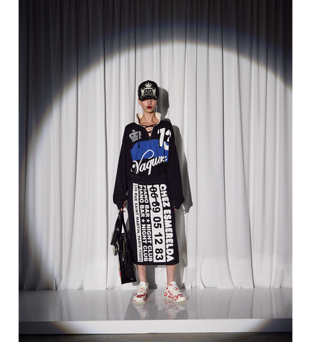 RUGBY SHIRT BLACK BLUE