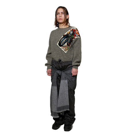 SCARFPYPANTS CASHMERE GREY CARRE