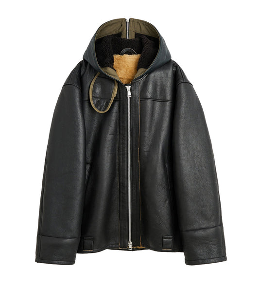 BLIZZARD JACKET NATURAL AVIATOR SHEARLING
