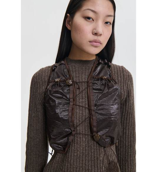 BONA VEST BROWN