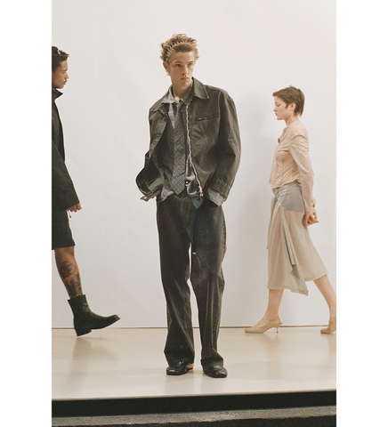 DRAFT JACKET BLACK COATED WASH