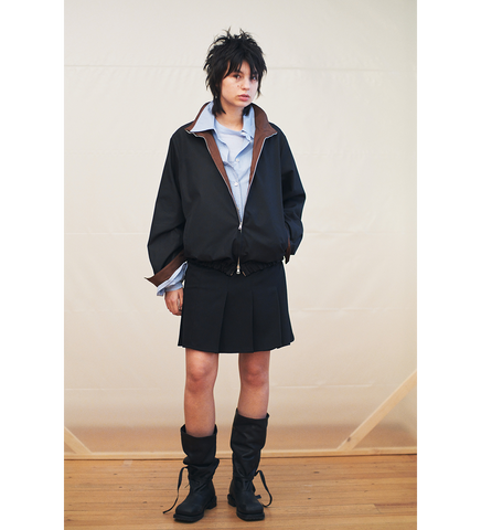 HIGH ENGINE BOOT BLACK TENSILE CATTLE HIDE
