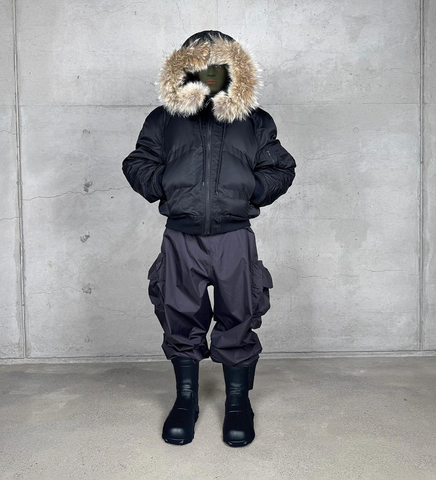 LIGHT CARGO PANTS DARK BLUE