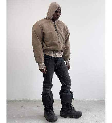 REWORKED WORK JACKET BEIGE XL