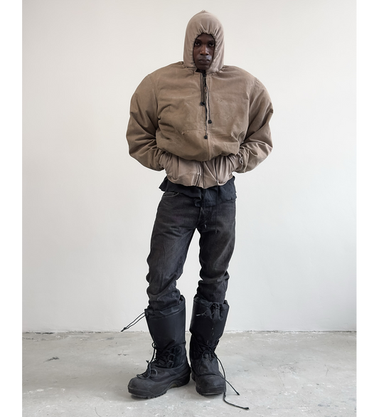 REWORKED WORK JACKET BEIGE XL