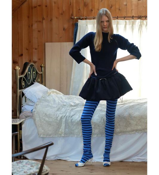 PUFF SKIRT NAVY