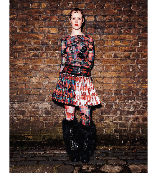 SONICSCAPE MESH TOP TARTAN MULTI
