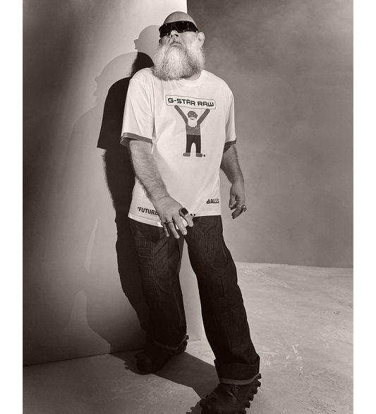 WALTER VAN BEIRENDONCK X G-STAR OVERSIZED BOXY TEE WHITE