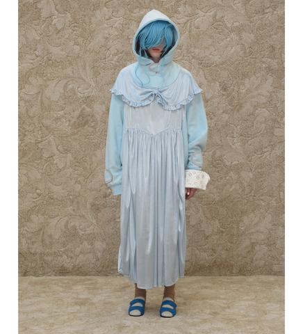 GOWN HOODIE BLUE