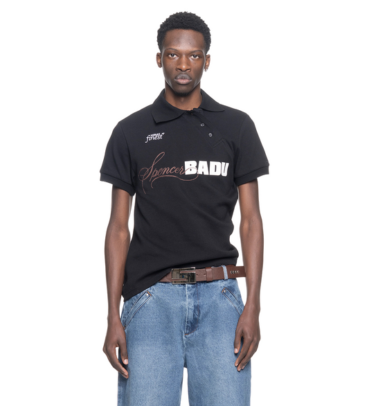 TWISTED POLO JERSEY BLACK