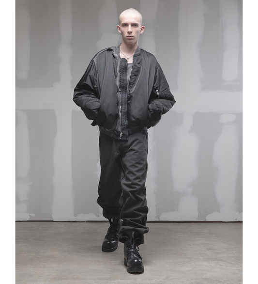 UNDERGROUND CUT OUT PANTS BLACK OIL