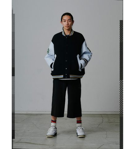 HINDI STADIUM JACKET BLACK