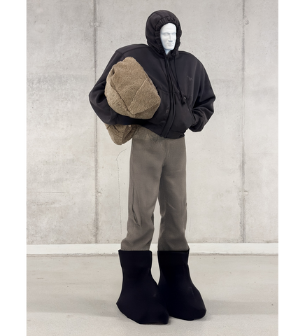 REWORKED WORK ZIPPER DARK EARTH XL #2