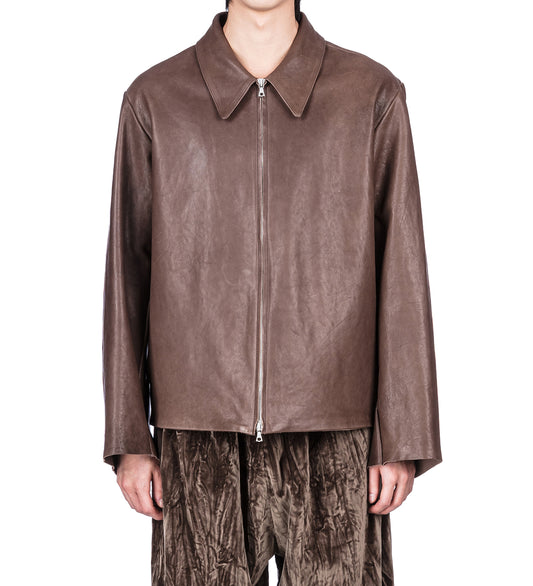 LEATHER POCKET JACKET DUST