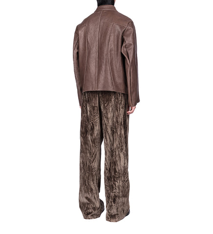 LEATHER POCKET JACKET DUST