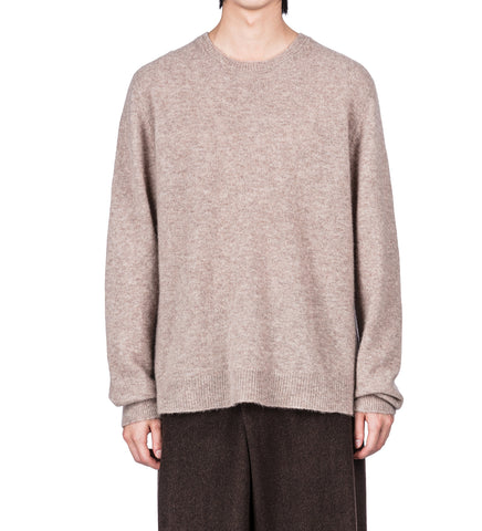 CASHMERE SILK PULLOVER DUST