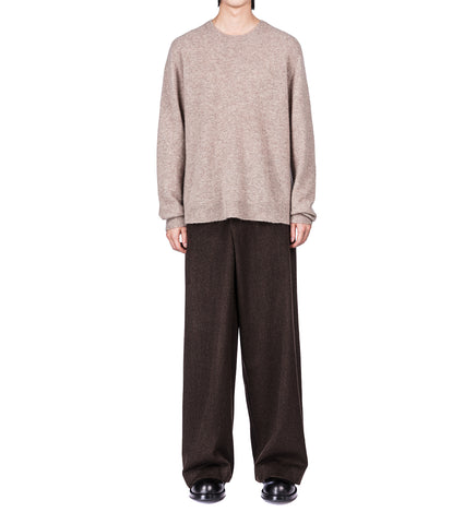 CASHMERE SILK PULLOVER DUST