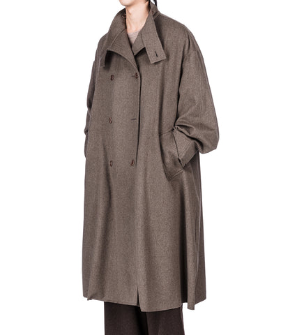 HEAVY WOOL OVERSIZED COAT DUST