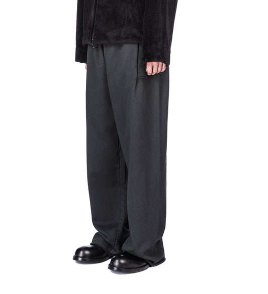 FLEECE FLAP POCKET TROUSERS BLACK