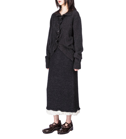 FULLING SKIRT CH GRAY