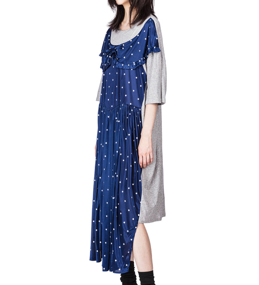 T-SHIRT GOWN POLKA DOT
