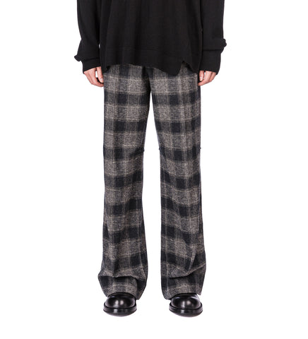 JUNE KNEE DART TROUSERS BLACK/WHITE