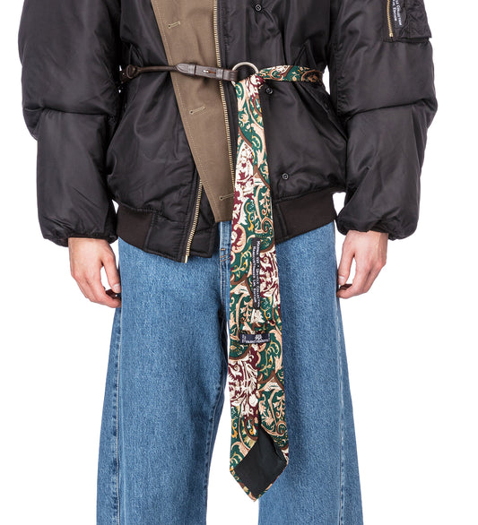 BUCK CUSTOMIZED TIE BELT BROWN #3