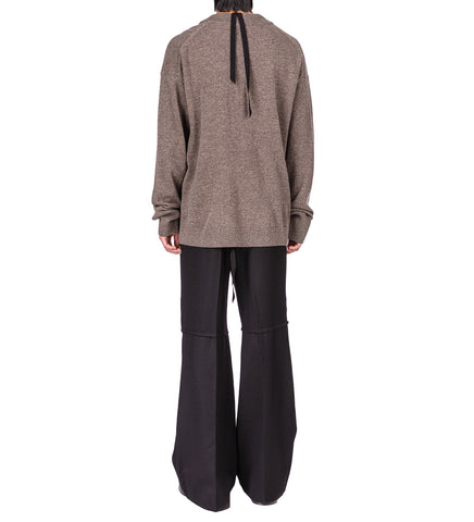 JUNE KNEE DART TROUSERS BLACK