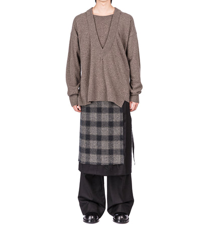 BARROW LONG WRAP SKIRT BLACK/MULTI