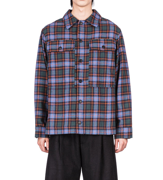FIELD SHIRT BLUE FLANNEL CHECKS