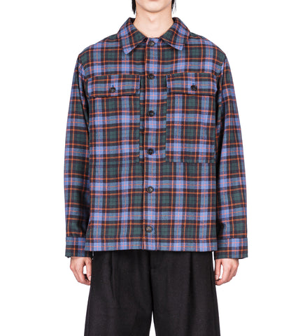 FIELD SHIRT BLUE FLANNEL CHECKS