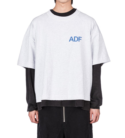 ADF T-SHIRT HEATHER GREY