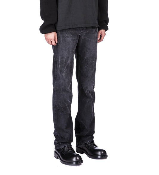 STRAIGHT LEG JEANS VINTAGE BLACK