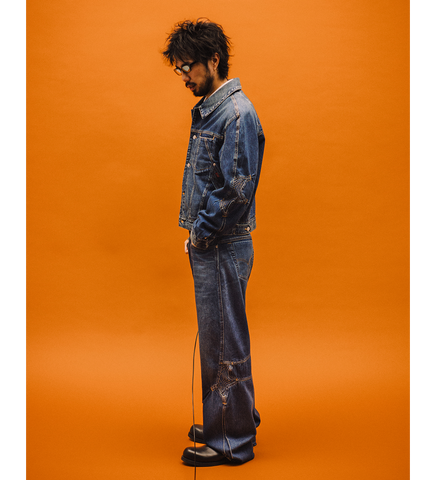 KIKO KOSTADINOV X LEVI'S ARTICULATE JEANS BLUE