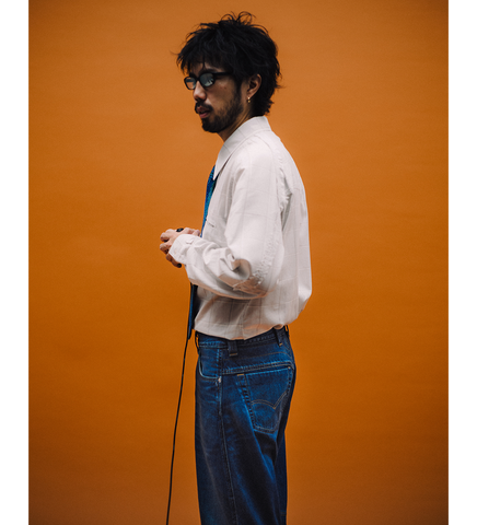 KIKO KOSTADINOV X LEVI'S ANDY PATTERN SHIRT LIGHT GREY