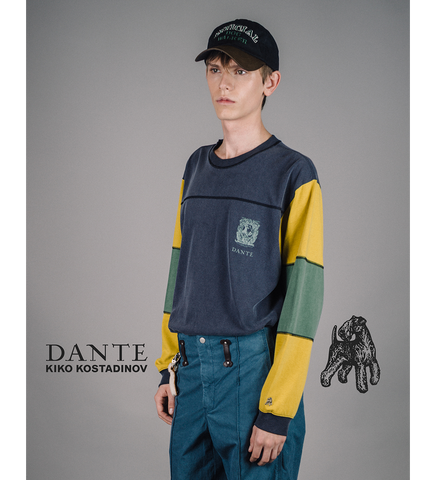 KIKO KOSTADINOV X THE DANTE COLLECTION DANTE RUGBY TOP GREY