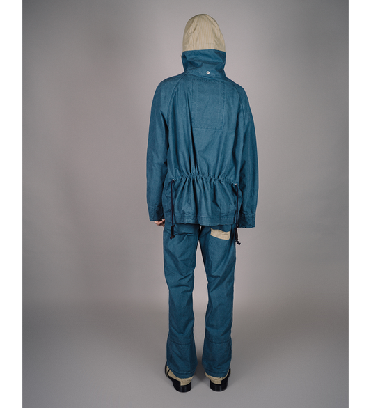 KIKO KOSTADINOV X THE DANTE COLLECTION DANTE GAITER TROUSER WASHED NAVY