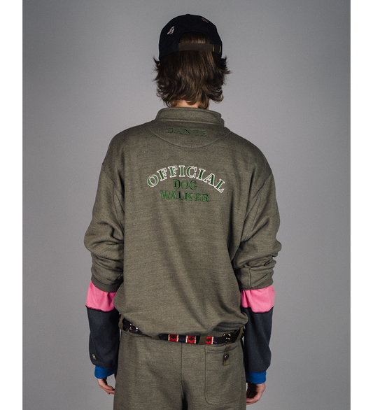 KIKO KOSTADINOV X THE DANTE COLLECTION DOG WALKER SWEATER KHAKI