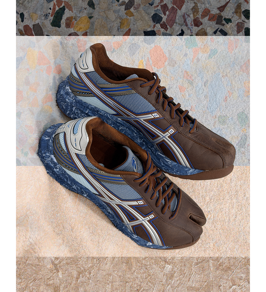 KIKO KOSTADINOV X ASICS LYASA FF II REDDISH BROWN / ASICS BLUE
