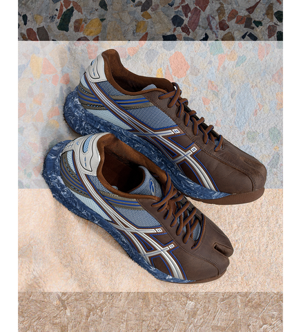 KIKO KOSTADINOV X ASICS LYASA FF II REDDISH BROWN / ASICS BLUE