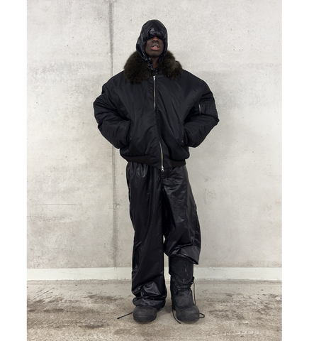 BIG BOMBER JACKET BLACK